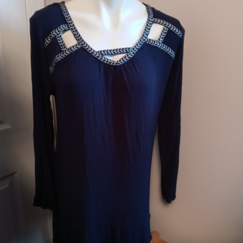 Kori navy blue stylish top - Picture 1 of 3